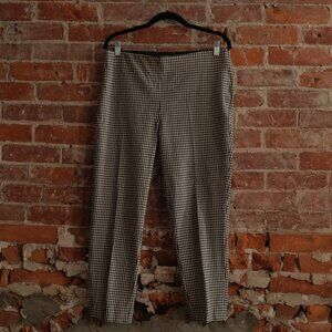 Women's Black/White Gingham Trousers